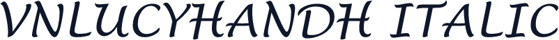VNLucyHandH Italic