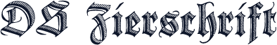 DS Zierschrift