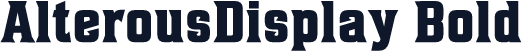 AlterousDisplay Bold