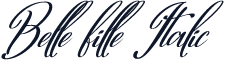 Belle fille Italic