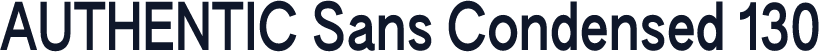 AUTHENTIC Sans Condensed 130