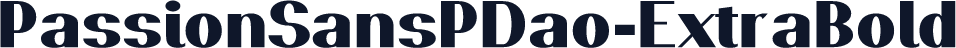 PassionSansPDao-ExtraBold