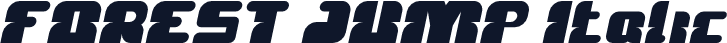 FOREST JUMP Italic