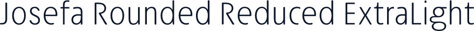 Josefa Rounded Reduced ExtraLight