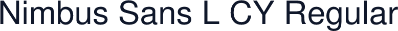 Nimbus Sans L CY Regular