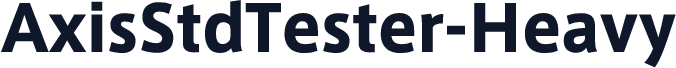AxisStdTester-Heavy