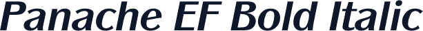 Panache EF Bold Italic