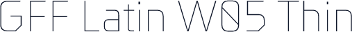 GFF Latin W05 Thin