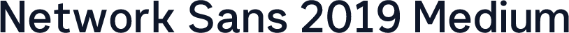 Network Sans 2019 Medium