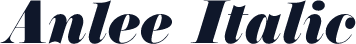 Anlee Italic