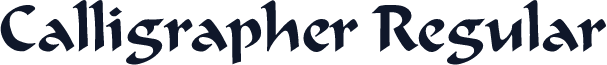 Calligrapher Regular