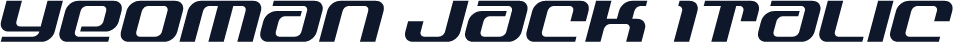 Yeoman Jack Italic