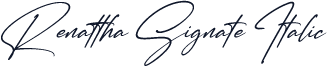 Renattha Signate Italic
