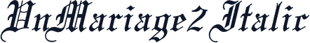 VnMariage2 Italic