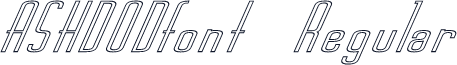 ASHDODfont Regular