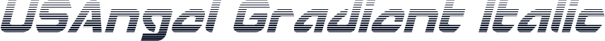 USAngel Gradient Italic