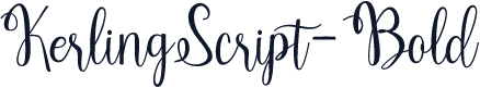 KerlingScript-Bold