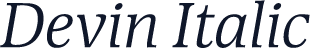 Devin Italic