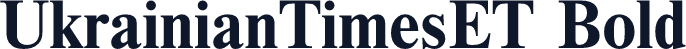 UkrainianTimesET Bold