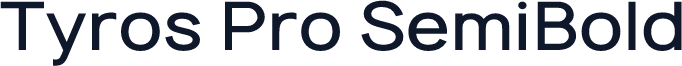 Tyros Pro SemiBold