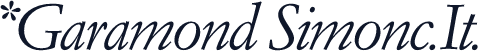 *Garamond Simonc.It.