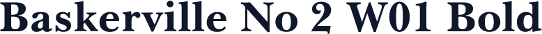 Baskerville No 2 W01 Bold