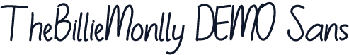TheBillieMonlly DEMO Sans