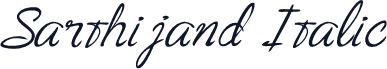 Sarthijand Italic