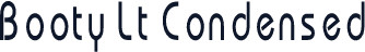 Booty Lt Condensed