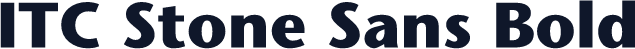 ITC Stone Sans Bold