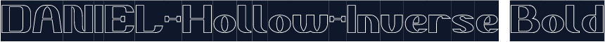 DANIEL-Hollow-Inverse Bold