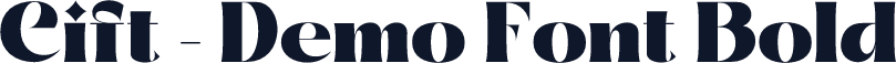 Cift - Demo Font Bold