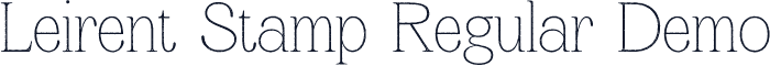 Leirent Stamp Regular Demo