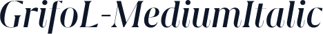 GrifoL-MediumItalic