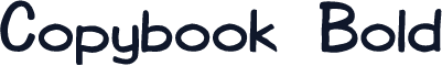 Copybook  Bold