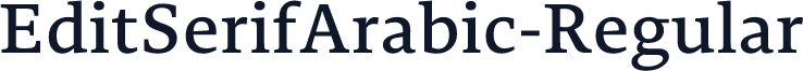 EditSerifArabic-Regular