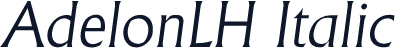 AdelonLH Italic