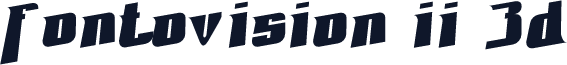Fontovision II 3D