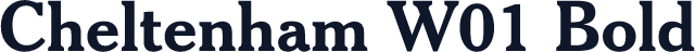 Cheltenham W01 Bold