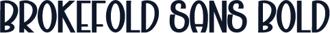 Brokefold Sans Bold