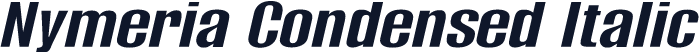 Nymeria Condensed Italic
