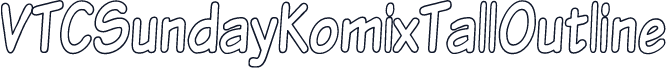VTCSundayKomixTallOutline