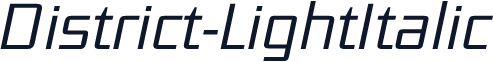 District-LightItalic