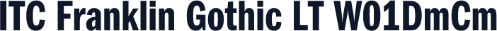 ITC Franklin Gothic LT W01DmCm
