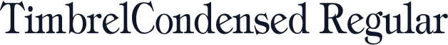 TimbrelCondensed Regular