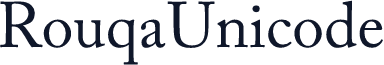 Rouqa Unicode
