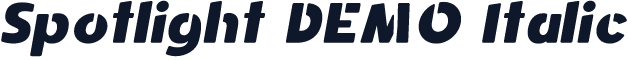 Spotlight DEMO Italic