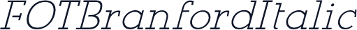 FOTBranfordItalic