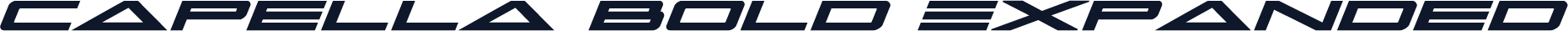 Capella Bold Expanded