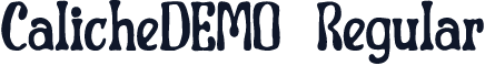 CalicheDEMO-Regular